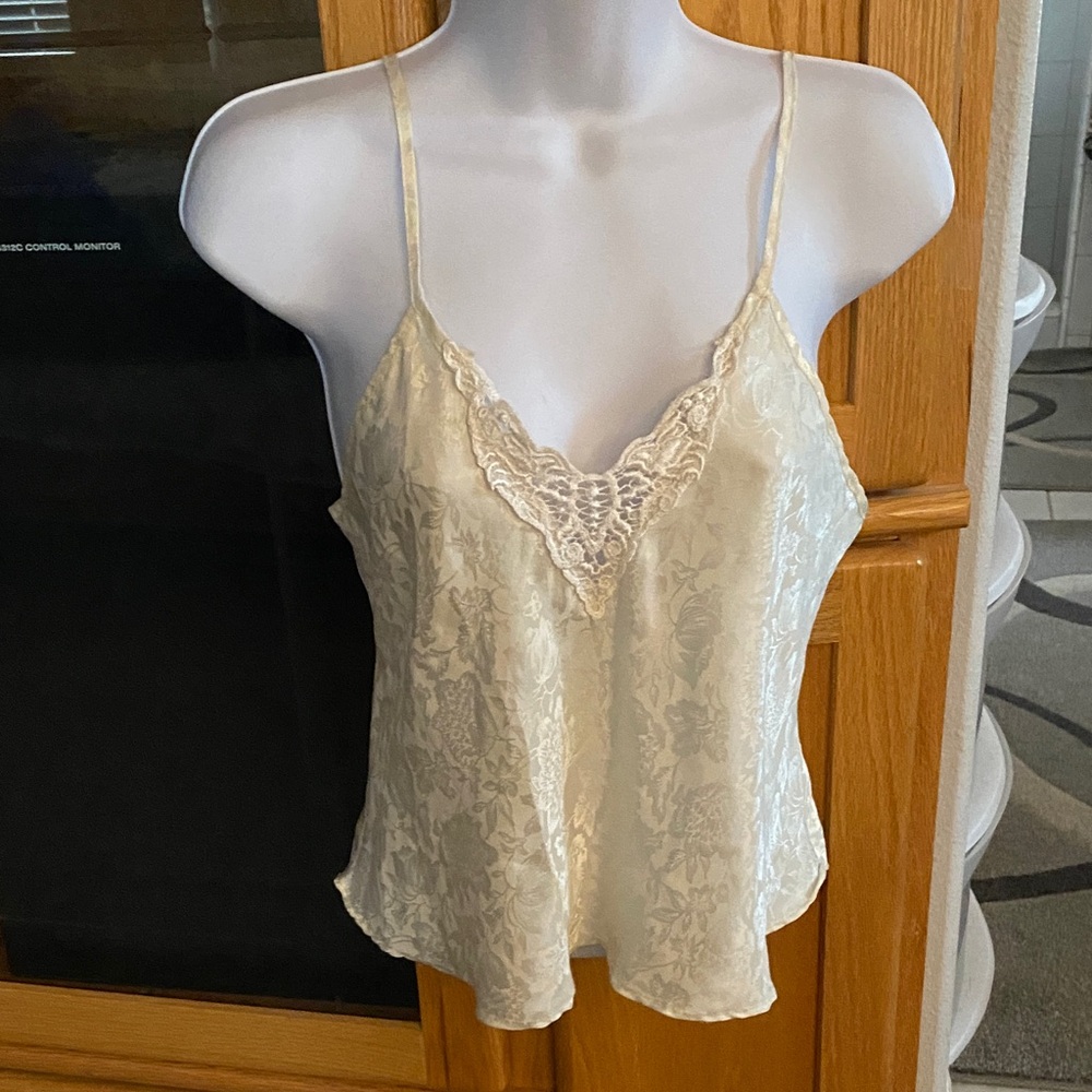 Frederick's of Hollywood Cream Lace Camisole